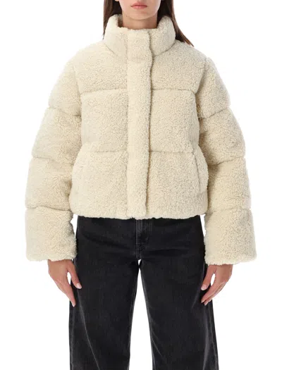 Levi's Women's Sherpa Puffer Jacket In Neutral
