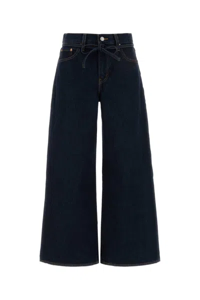 Levi's Women's Xl Straight Jeans In Cotton Denim In Blue