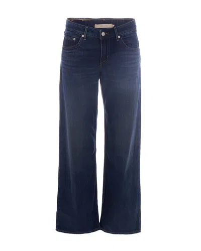 Levi's Worn-in Medium Indigo Jeans For Women In Blue