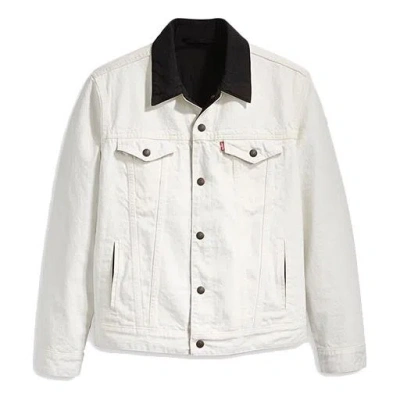 Levi's X Air Jordan Crossover Reversible Casual Denim Jacket 'white Black'