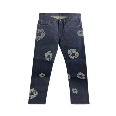 Pre-owned Levi's X Denim Tears Crystal Denim Jeans 'blue' | Men's Size 38
