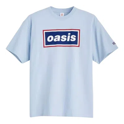 Levi's X Oasis Band T-shirt 'chambray Blue'