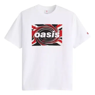 Levi's X Oasis Band T-shirt 'white'
