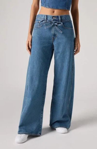 Levi's Xl High Waist Drawstring Wide Leg Pants