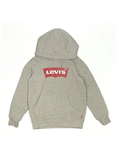 Pre-owned Levi's Kids'  Zip Up Hoodie In Gray
