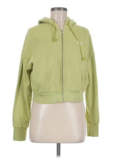 Pre-owned Levi's Zip Up Hoodie In Green