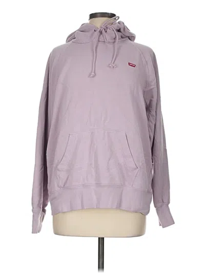 Pre-owned Levi's Zip Up Hoodie In Purple