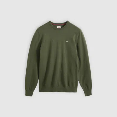 Levi's Lightweight Housemark Sweater In Green