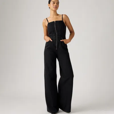 Levi's Lightweight Seamed Jumpsuit In Black