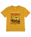 Levi's Big Boys Big Rig Short Sleeve T-shirt In Yellow