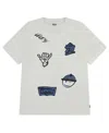 Levi's Big Boys Chill Doodle Short Sleeve T-shirt In White