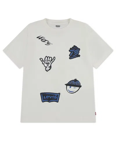 LEVI'S TODDLER AND LITTLE BOYS CHILL DOODLE SHORT SLEEVE T-SHIRT