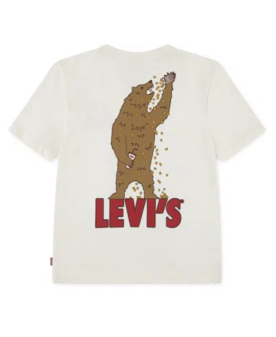 Levi's Kids' Little Boys Popcorn Obsessed T-shirt In White
