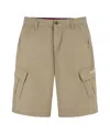 Levi's Big Boys Adjustable Waistband Cargo Pocket Shorts In Harvest Gold
