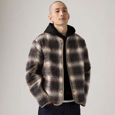 Levi's Lodi Reversible Liner Jacket In Brown