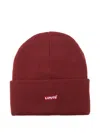 Levi's Logo-embroidered Beanie In Brown