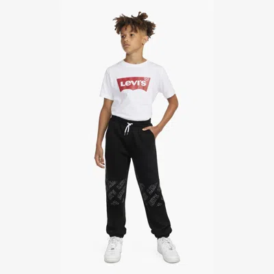 Levi's Logo Joggers Big Boys 8-20 Pants L In White