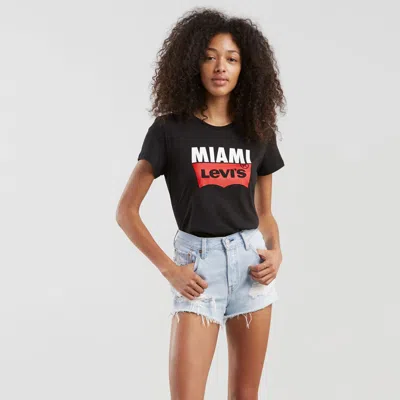 Levi's Logo Miami T-shirt In Black