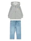 Levi's Logo-motif Trousers Set (set Of Three) In Green