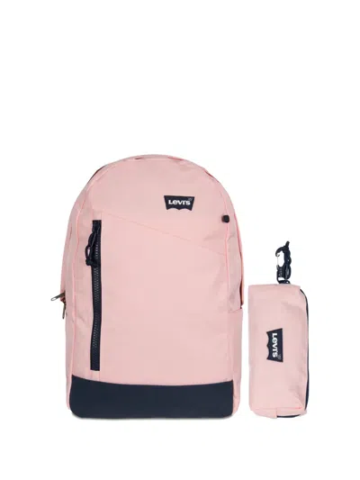 Levi's Kids' Logo-patch Backpack In Pink