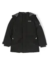 Levi's Logo-patch Hooded Jacket In Black