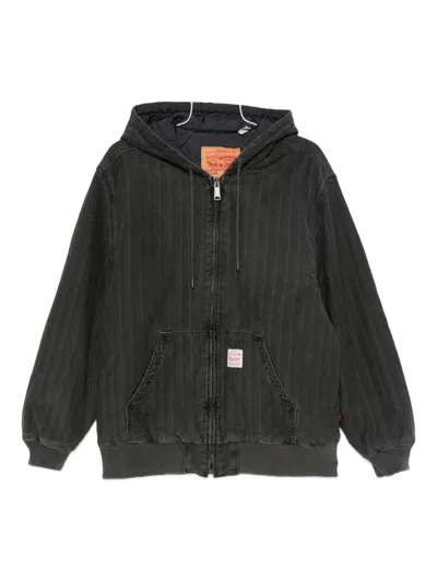 Levi's Logo-patch Jacket In Black