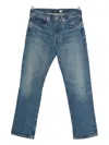Levi's Logo-patch Jeans In Blue