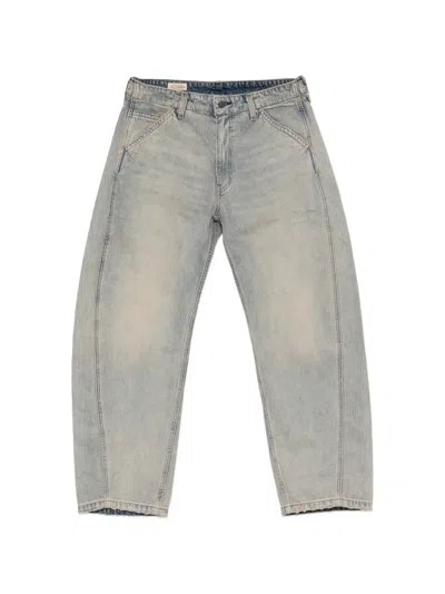 Levi's Logo-patch Jeans In Blue