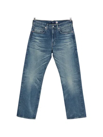 Levi's Logo-patch Jeans In Blue