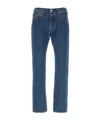 Levi's Logo Patch Jeans In Blue