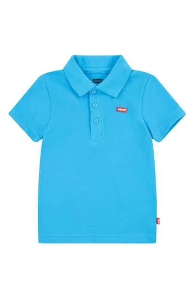 Levi's® Logo Polo Shirt In Blue Danube