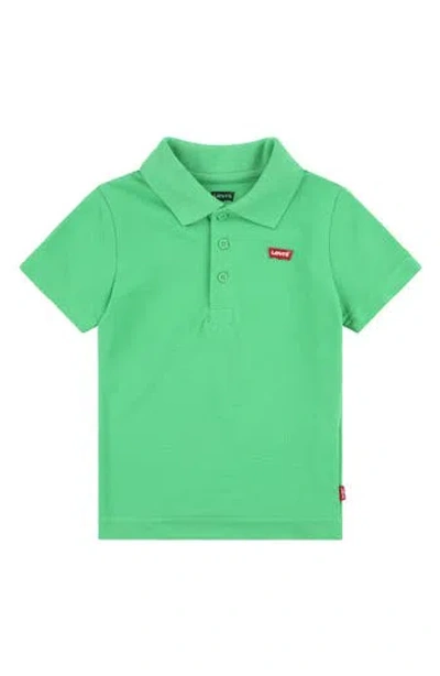 Levi's® Logo Polo Shirt In Bright Green