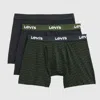 Levi's Logo Print Boxer Briefs (3-pack) In Multi