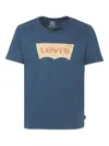 Levi's Logo-print T-shirt In Blue