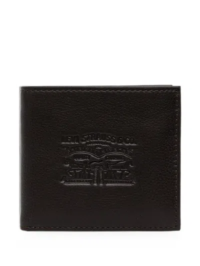 Levi's Logo-debossed Bifold Wallet In Brown