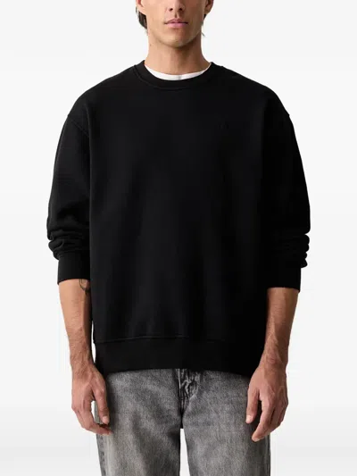 Levi's Logo-embroidered Sweatshirt In Black