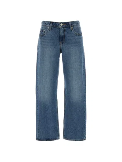 Levi's Logo-patch Straight-leg Jeans In Blue