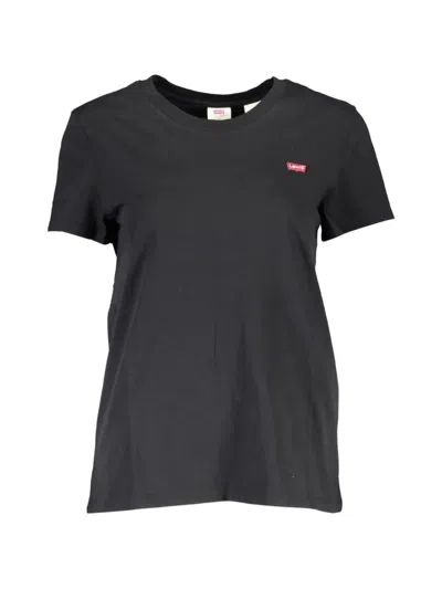 Levi's Logo-patch T-shirt In Black