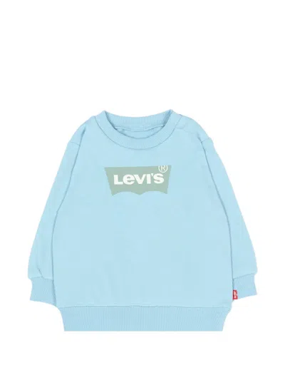 Levi's Babies' Logo-print Sweater In Blue