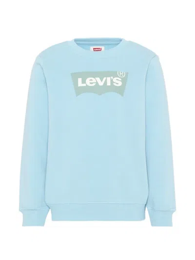 Levi's Logo-print Sweater In Blue