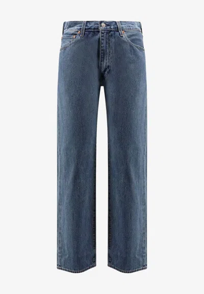 Levi's Logo-tagged Buttoned Jeans In Multi