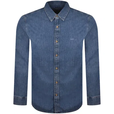 Levi's Levis Long Sleeve Battery Shirt Blue
