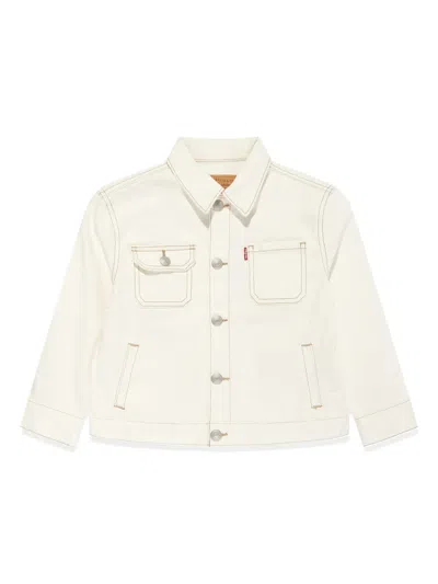 Levi's Kids' Long-sleeve Denim Jacket In Neutrals