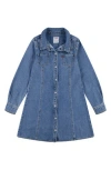 Levi's® Long Sleeve Denim Shirtdress In Blue