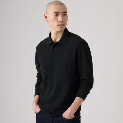 Levi's Long Sleeve Original Polo In Black