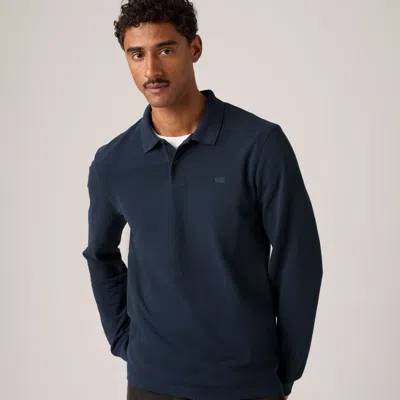 Levi's Long Sleeve Original Polo In Blue