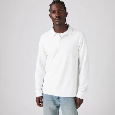 Levi's Long Sleeve Original Polo In White