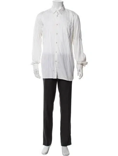 Pre-owned Levi's Long Sleeve Shirt In White