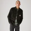 Levi's Long-sleeve Worker Shirt In Black