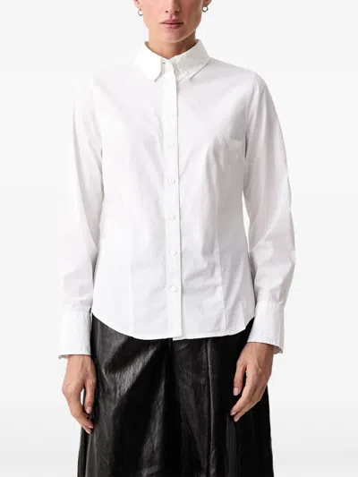 Levi's Long-sleeve Button-down Poplin Shirt In White